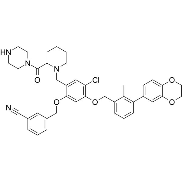BMS-1166-N-piperidīns-CO-N-piperazīns CAS Nr.: 2447066-14-8