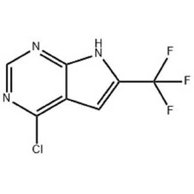 4-hloro-6-(trifluormetil)-7H-pirolo[2,3-d]pirimidīns CAS Nr.: 1830312-37-2