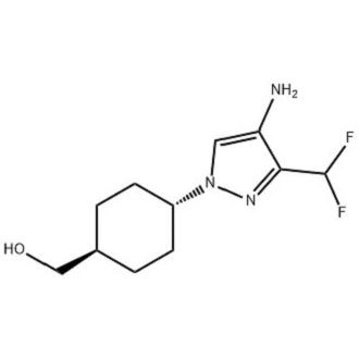 Cikloheksanmetanols, 4-[4-amino-3-(difluormetil)-1H-pirazol-1-il]-, Trans-CAS Nr.: 2434841-21-9